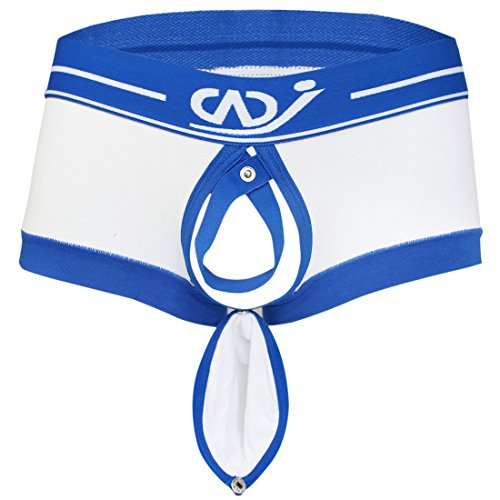 YiZYiF Men's Trunks Boxer Brief Buckled Pouch Shorts Underwear