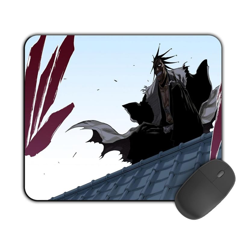 Image of Printed Designer Mouse Pad Scary Kenpachi 2 (200MM X 240 X 3MM) Enhance Gaming and Work Performance Comfortable and Precise Non-Slip Water Proof Bleach Mouse Pad.