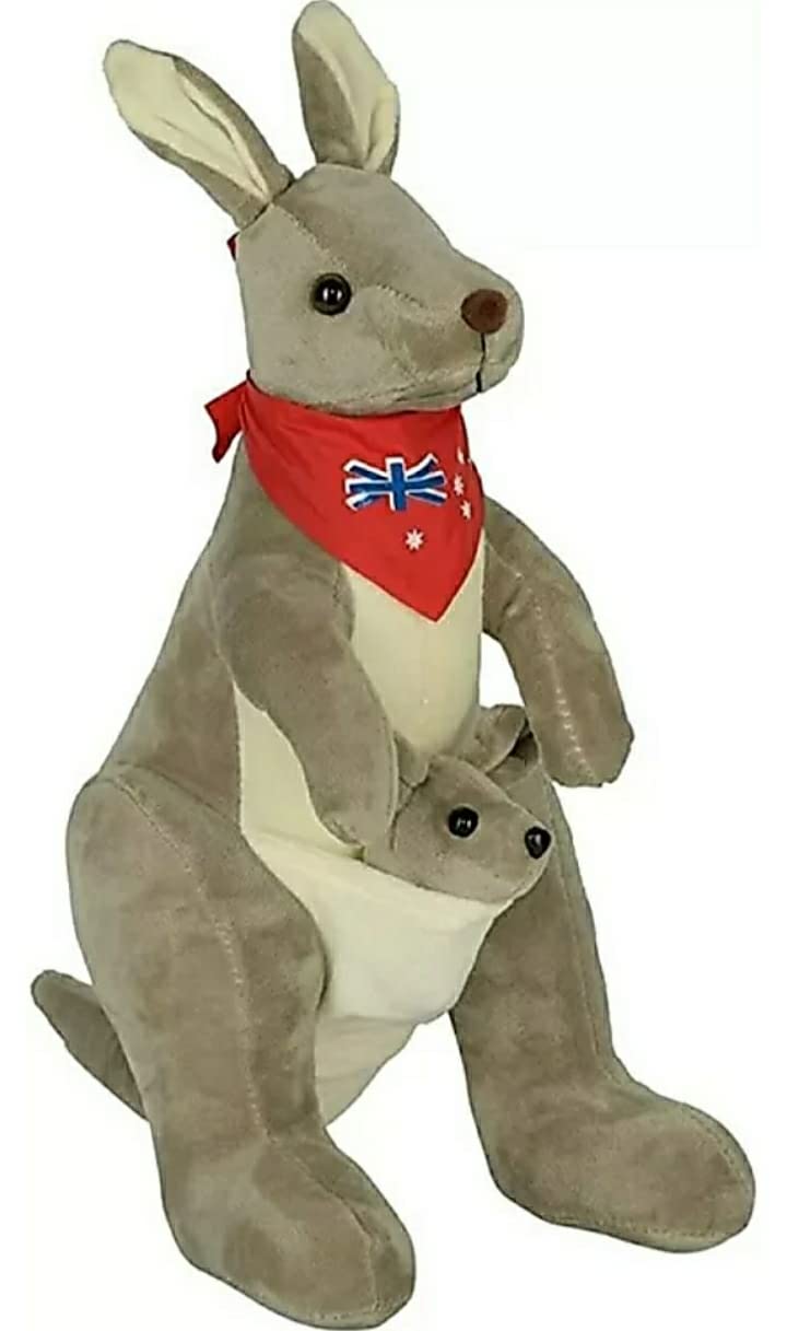 Divyanshi Enterprises Soft toy kangaroo-45cm(grey)