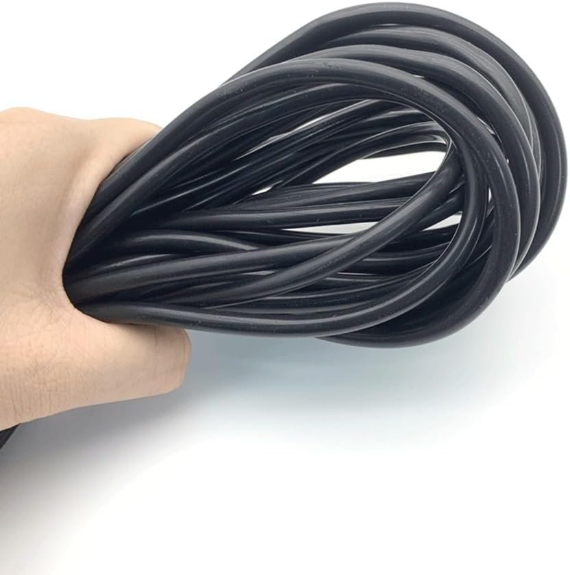 Gummischlauch, Kunststoffschlauch, 1 m, schwarz, flexibles Silikagelrohr, for Aquarium-Luftpumpe, weicher Gummi-Silikonschlauch(OD 25xID 19mm)