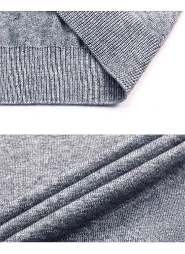 Dcvmvmn Men's Autumn Knitted Vest Pullover Fashion V-Neck Casual All-Match Loose Sleeveless Sweater4