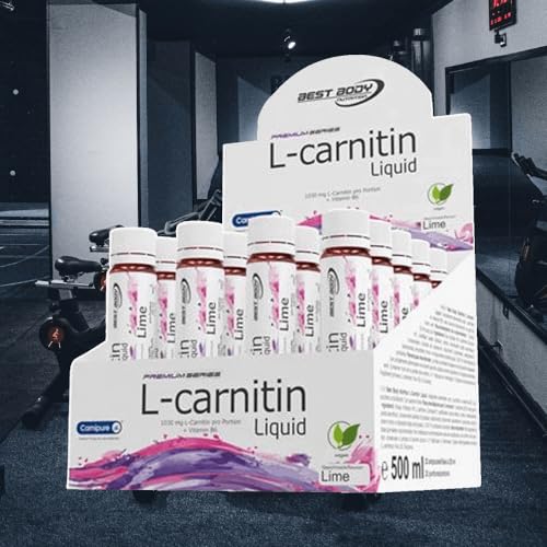 L-Carnitin von Best Body Nutrition mit Carnipure und Limettengeschmack, 20 Ampullen