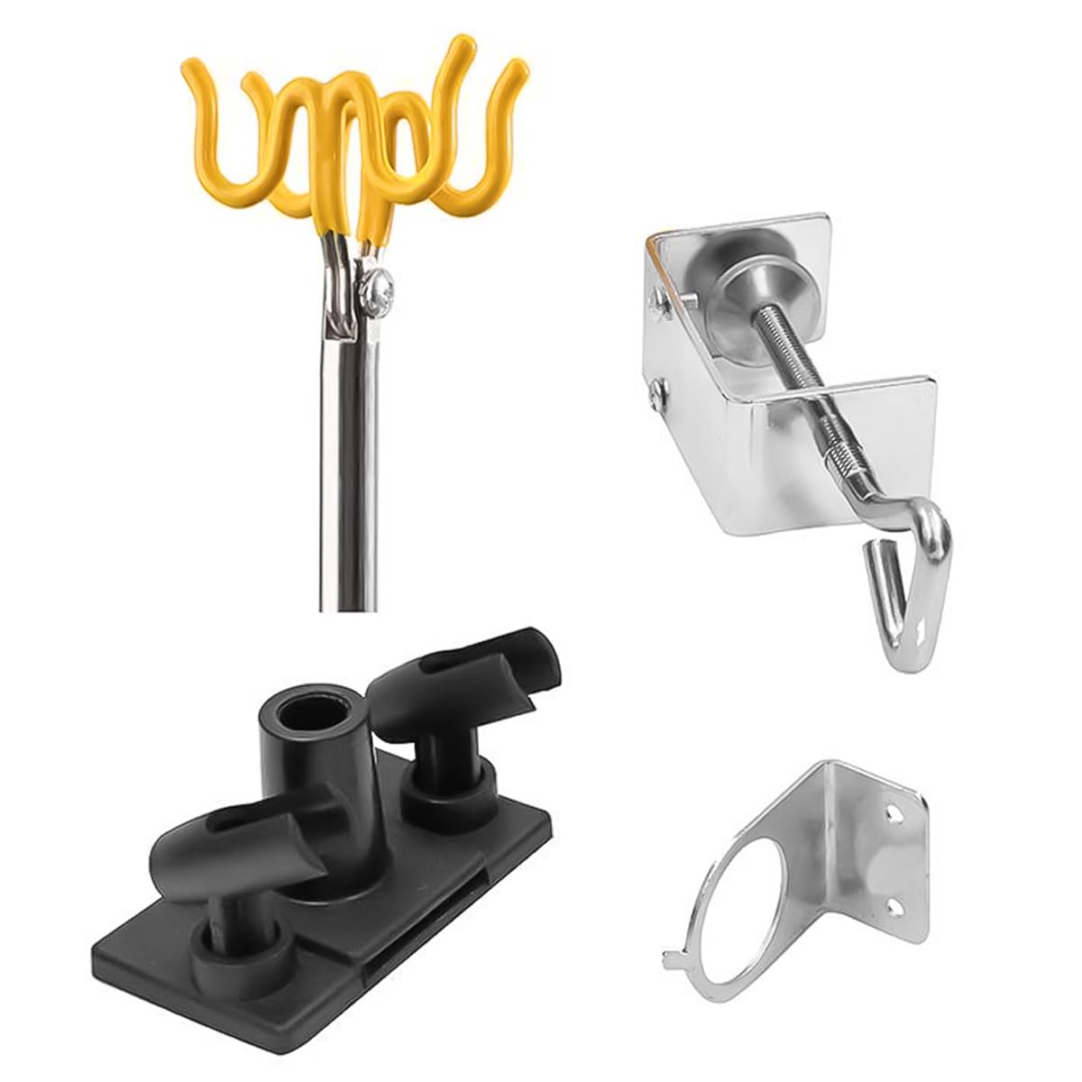 Supporto per aerografo con Morsetto, Kit Stazione aerografo, ruotabile a 360°, Organizer per aerografo per Un Massimo di 4 aerografi, per artisti, pittori e hobbisti