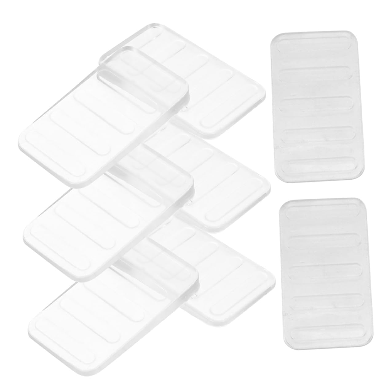 SHINEOFI 5 Series Cuñas De Nivelación De Plástico Transparentes Muebles De Ajustables Y Prácticas Nivelar Mesas Y Muebles 8 Piezas X 5
