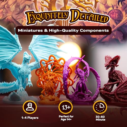 Dragonbond: Lords of Vaala - Juego de mesa estratégico para 1-4 jugadores miniatura 3