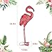 OAGluminix Pink Yard Flamingos for Outside, Outdoor Metal Flamingo Sculptures Decor for Garden Yard Lawn, Flamingo Decor Statue Gifts for Women Mom Grandma