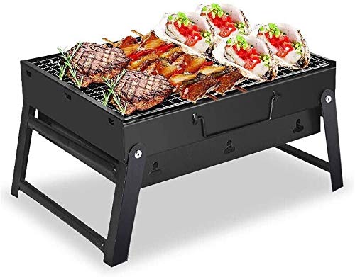 Duży grill tarasowy na pikniki, wysokiej jakości grill węglowy, żeliwny grill grillowy, składany i przenośny grill na świeżym powietrzu, grill węglowy