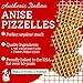 Little Pepi's Anise Pizzelles – Traditional Italian Waffle Cookies, Light & Crispy, Made with Farm Fresh Eggs, Authentic Italian Pizzelle Cookies, Family Bakery Recipe, 7 oz