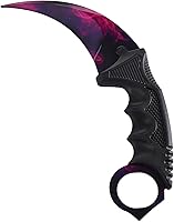 Vista 1 de Cuchillo Karambit sin ofensivo, cuchillo de entrenamiento de práctica de acero inoxidable con funda para principiantes, herramienta de entrenamiento