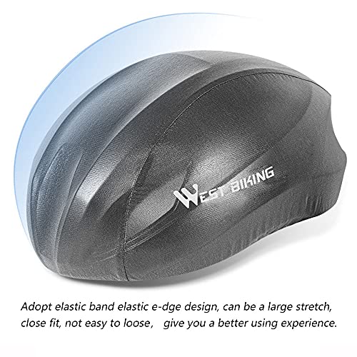 image for Lixada Bicycle Riding Helmets Rain Cover Mountain Bicycle Helmets Rain