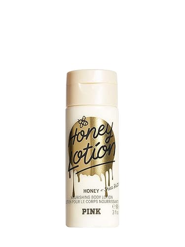 Victoria's Secret PINK Mini Loción Corporal Hidratante Loción de Miel de Coco 3 onzas líquidas3.0fl oz (Miel)