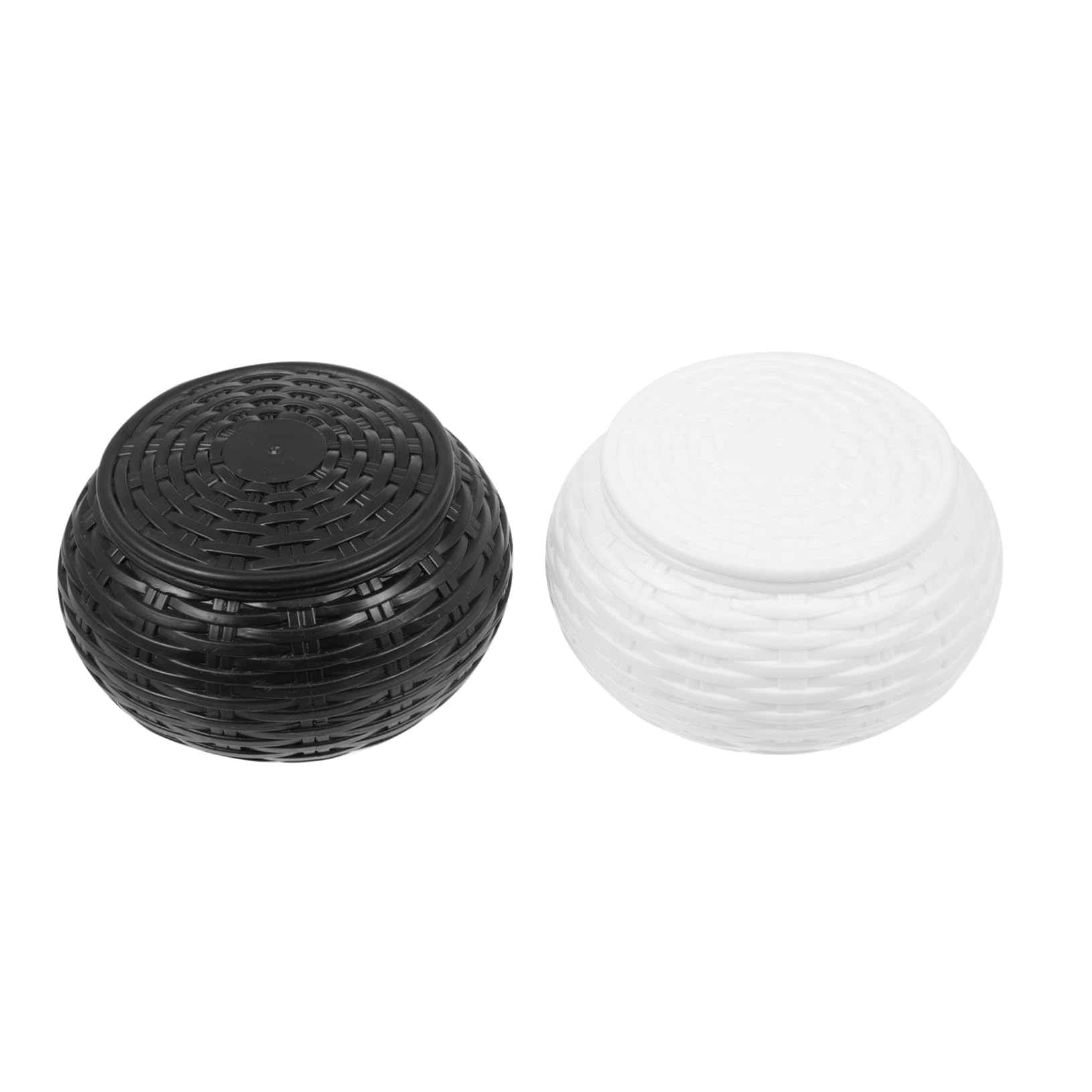 BESTonZON Boîte de Rangement Plastique Légère et Solide Protège Les Pièces Blanches pour Pièces D'échecs Go pour Débutants et Joueurs