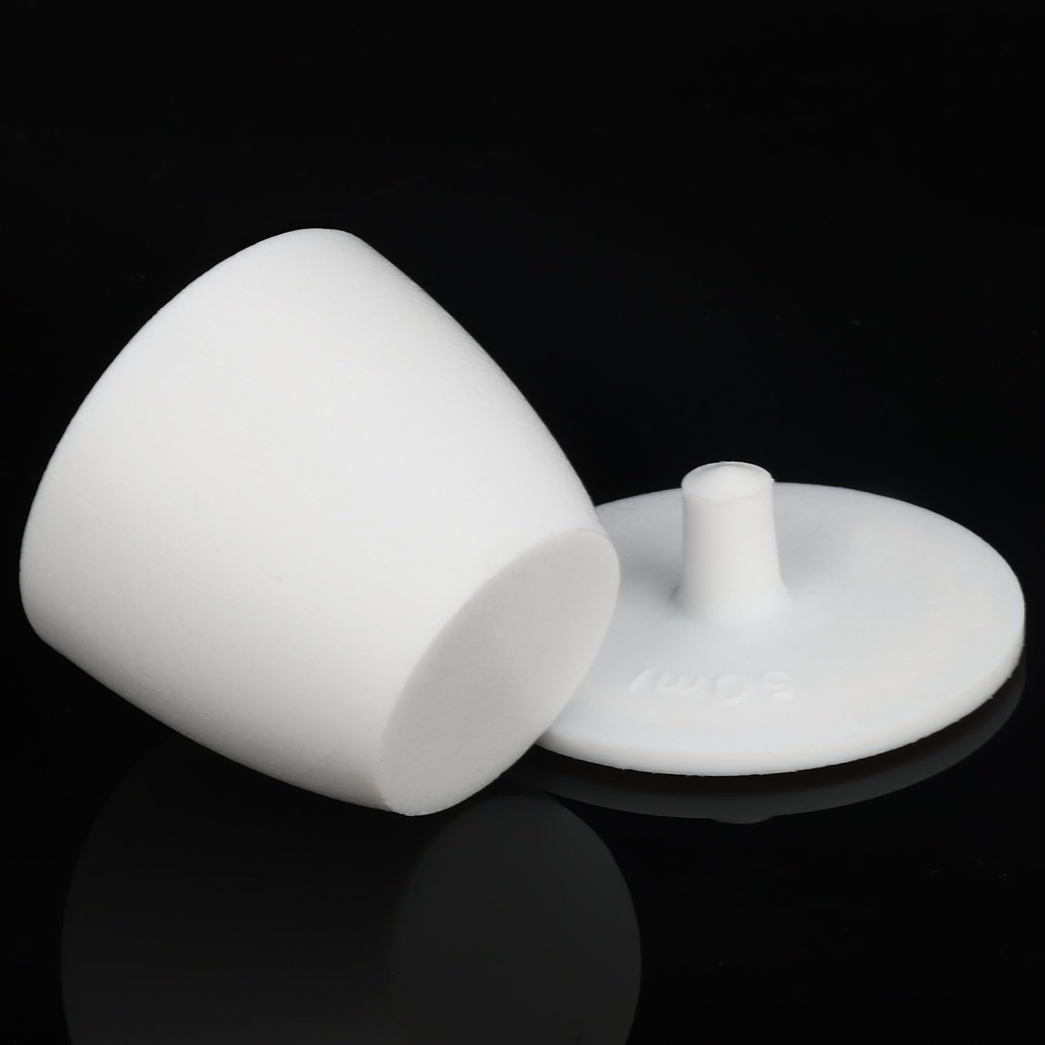 stonylab Crogiolo in PTFE, 30 ml Forma Alta Laboratorio PTFE Teflon Crogiolo Tazza Bicchiere con Coperchio per La Ricerca di Laboratorio