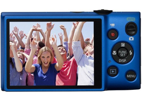 Image of Canon IXUS 132 14.2MP Point and Shoot Camera (Black) with 8X Optical Zoom, Memory Card and Camera Case