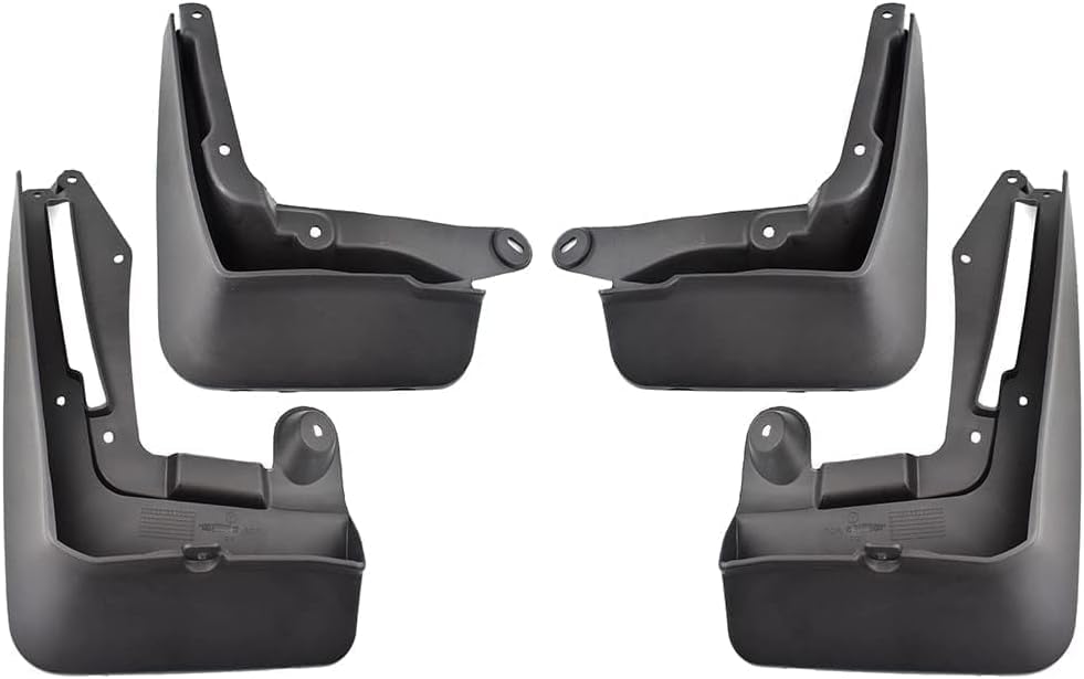 ZhangJW 4 Piezas Guardabarros de Coche para BMW 5 Series G30(Sedan)+G31(Touring) 2017-2020, Delanteros Traseros Faldillas Antibarro Salpicaduras Protección Accesorios