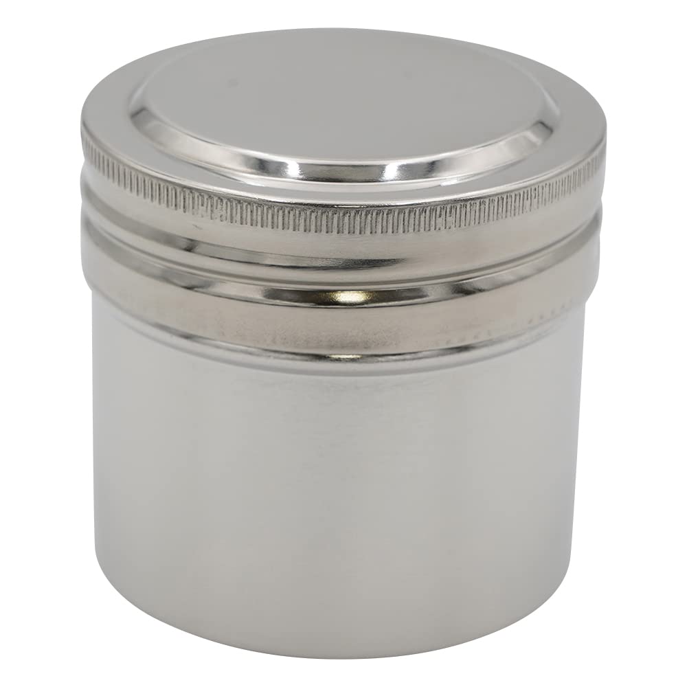 8個セット✖️ステンレス食品保存容器 蓋付き 4-3757-01 フタ付きステンレス缶 0.22L 6282 【AXEL】 アズワン