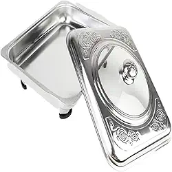 Travessa Servir Rechaud Leve Inox Tampa E Com Pé Buffet Mesa
