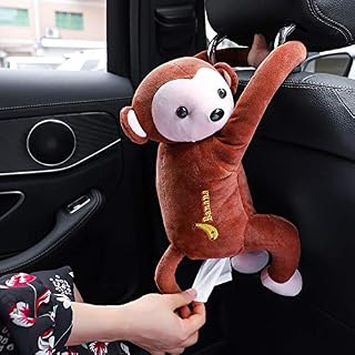 DAMEING Creative Monkey Tissue Box Cartoon Tissue Cover Paper Holder Napkin Box Paper