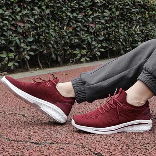 Image of Pujcs Mens Tennis Shoes Slip on Sneakers Ligthtweight Wlking Running Shoes for Work Gym Workout Sports Atheletic
