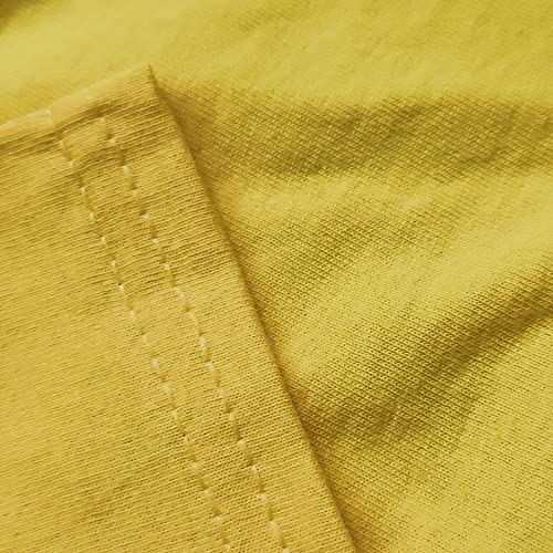 T-shirt pour homme jaune XXXL : Finis les hauts trop serrés avec le 1607 - 3