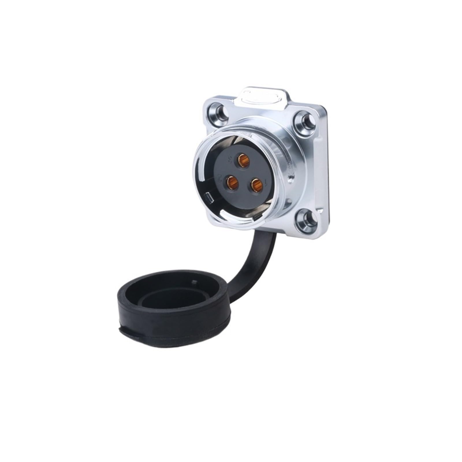 Conector de aviación de 3 núcleos DH20 redondo M20 hembra con brida