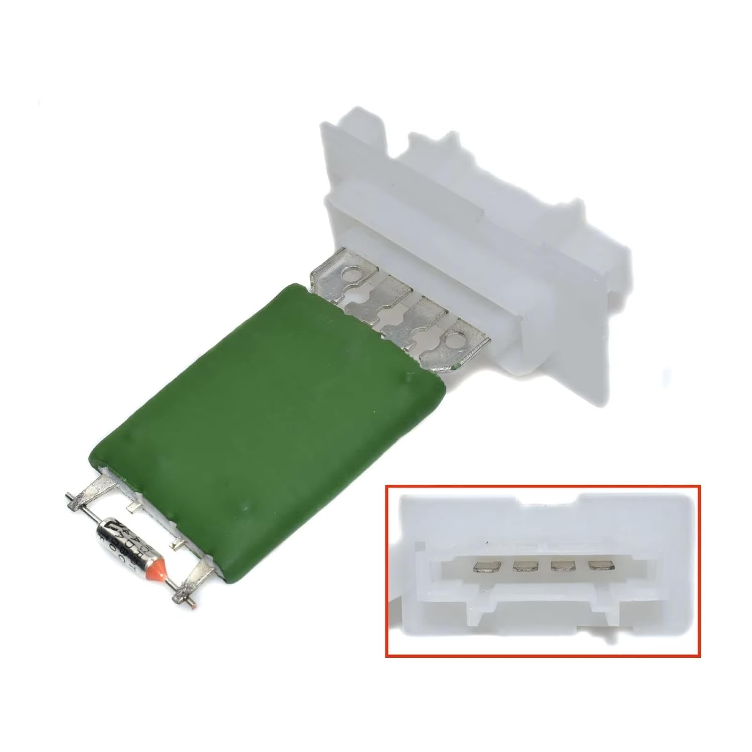 Heater Fan Resistor Blower Compatible with Citroen for Berlingo 2002-2005 Blower Fan Motor Heater Resistor 6450Nv 1845781 90535076