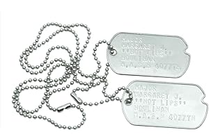 MASH Margaret "Hot Lips" Houlihan Stainless Steel Military WWII Style Dog Tags...