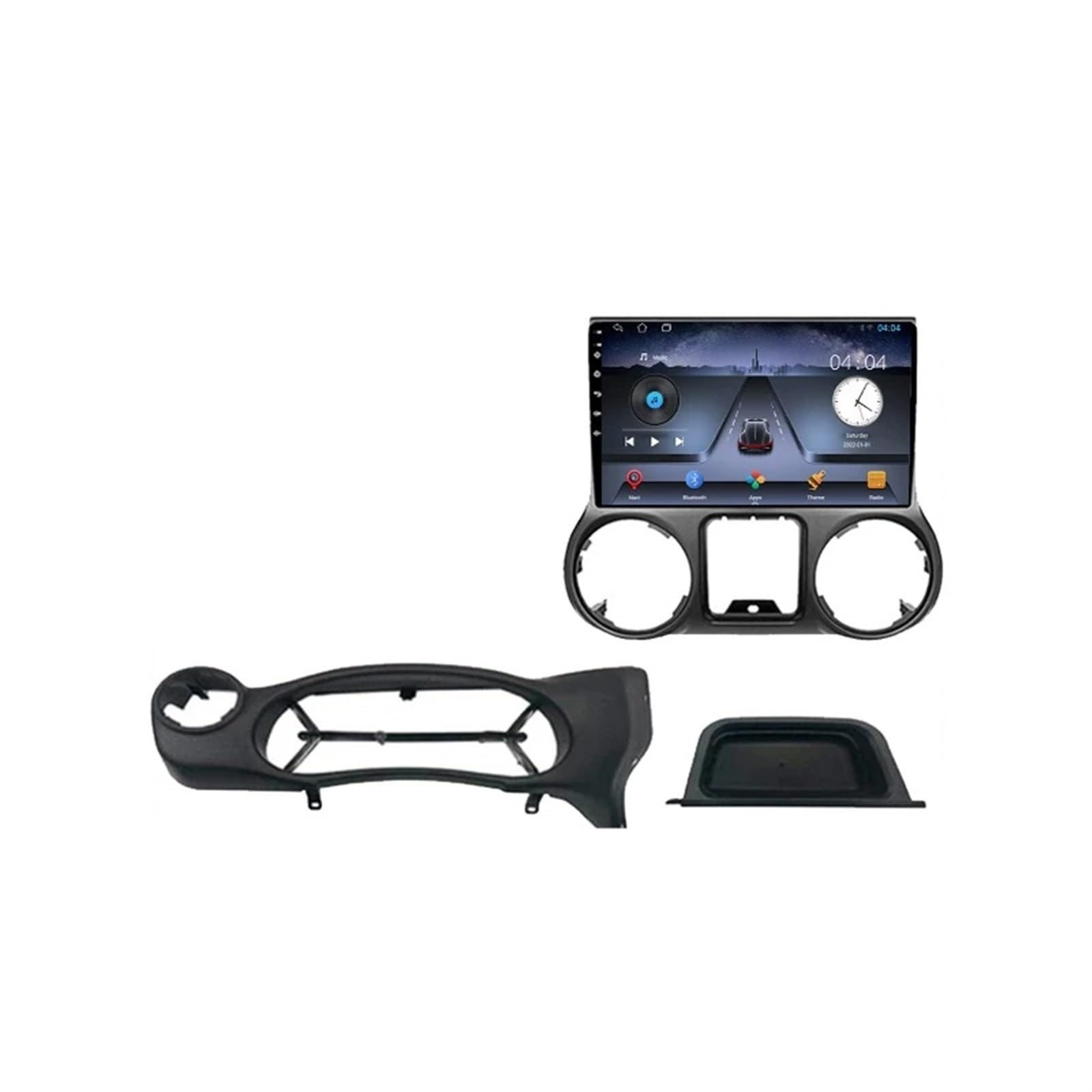 Android 10 Autoradio per Jeep Wrangler 3 JK 2010 - 2018 9 pollici Touch Screen Radio Bluetooth Navigazione GPS Android Auto Carplay compatibile SWC 4G Wifi EQ Impostazione ( Color : A M100S 1+16G Android 10 Autoradio per Jeep Wrangler 3 JK 2010 - 2018 9 pollici Touch Screen Radio Bluetooth Navigazione GPS Android Auto Carplay compatibile SWC 4G Wifi EQ Impostazione ( Color : A M100S 1+16G