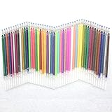 Pshine 48 Color Gel Ink Pen Refills, Colors Included: Pastel, Neon, Metallic and Glitter, 0.8mm Fine Point, Pack of 48