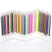 Pshine 48 Color Gel Ink Pen Refills, Colors Included: Pastel, Neon, Metallic and Glitter, 0.8mm Fine Point, Pack of 48