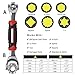 Hamind Universal Wrench 52 in 1 Socket Wrench Multifunction Wrenches Tool with 360° Rotating Head, Spanner Tool for Home and Bicycle Car Repair