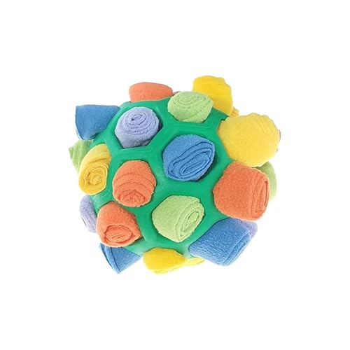 yuchurey 犬おもちゃ 嗅覚訓練 犬用玩具 噛 ノーズワークボール 訓練マット 運動不足 ストレス解消 大/中/小型犬用 頑丈 しつけ用品 犬 猫 知育玩具 ペットおもちゃ (1C)