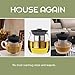 House Again Extremely Fine Mesh Tea Infuser - Fits Standard Cups Mugs Teapots - Perfect Stainless Steel Filter for Brewing Steeping Loose Tea and Coffee, Large