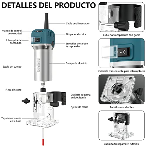Mejores comprativas On-line Router para madera amazon comprados en linea. 18 Imagen adicional