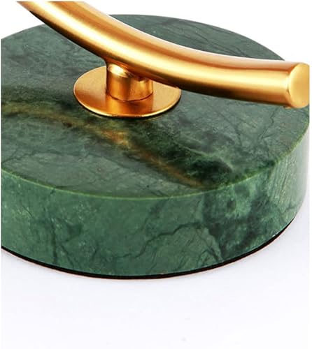 Miniatura 4 de Lámparas de Mesa Lámpara de mesa creativa de lujo con base de mármol, lámpara de mesita de noche con pantalla de madera, lámpara de noche de hierro