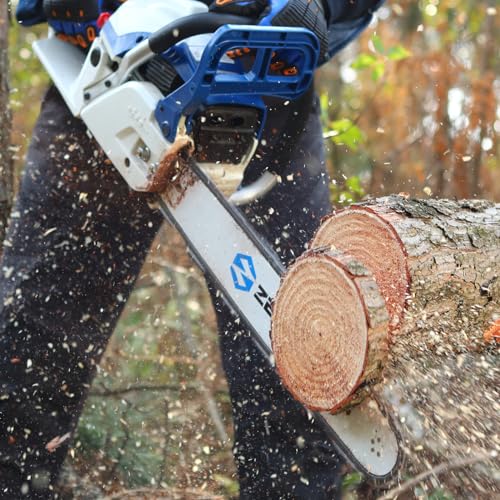 Image of 18 Inch Chainsaw Chain, .325 inch Pitch .063 inch Gauge 74 Drive Links, Germany Steel Anti-Kickback Replacement for Stihl MS271, MS290, MS291, MS270, 3-Pack