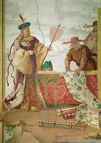 Art tableau le marchand de tissus chinois Tiepolo impression toile 60x90cm pour salon