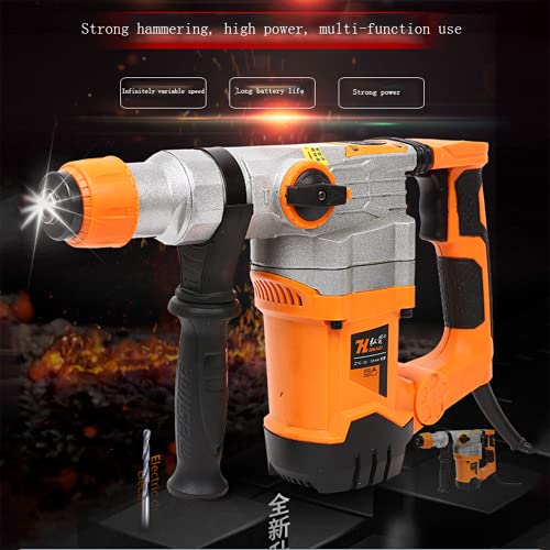 SXTYMV Bohrhämmer Schlagbohrmaschine Abbruchhammer Hammerbohrer Elektrischer Hammerbohrer für den Haushalt Industrieller… – Bild 3