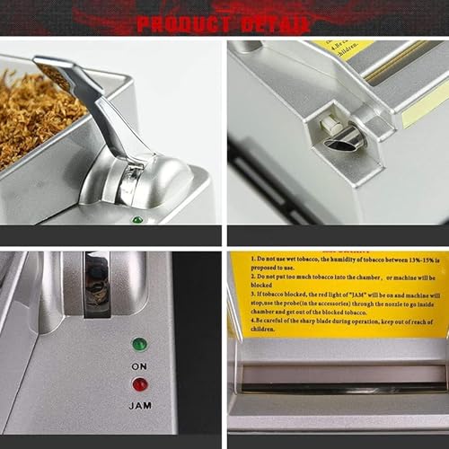 Machine à rouler les cigarettes électrique automatique 8.0 pour tubes ratés