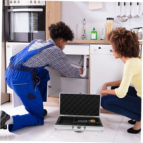 Aluminum Tool Box Portable Carrying Case Reinforced Corners for Secure Storage Lightweight Design Materials for Tools and Documents3