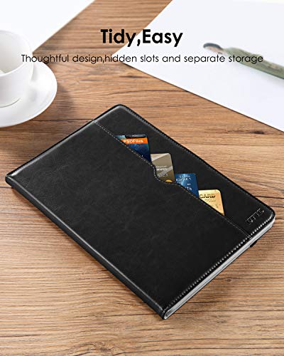 Dtto New Ipad 9.7 Inch 5Th/6Th Generation 2018/2017 Case With Apple Pencil Holder, Premium Leather Folio Stand Cover Case For Apple Ipad 9.7 Inch, Also Fit Ipad Pro 9.7/Air 2/Air - Black #TOP7