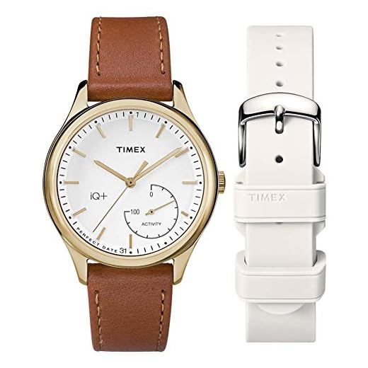 Timex TWG013600 - Reloj (Reloj de pulsera, Femenino, Oro, Cuero, Marrón, Transparente)