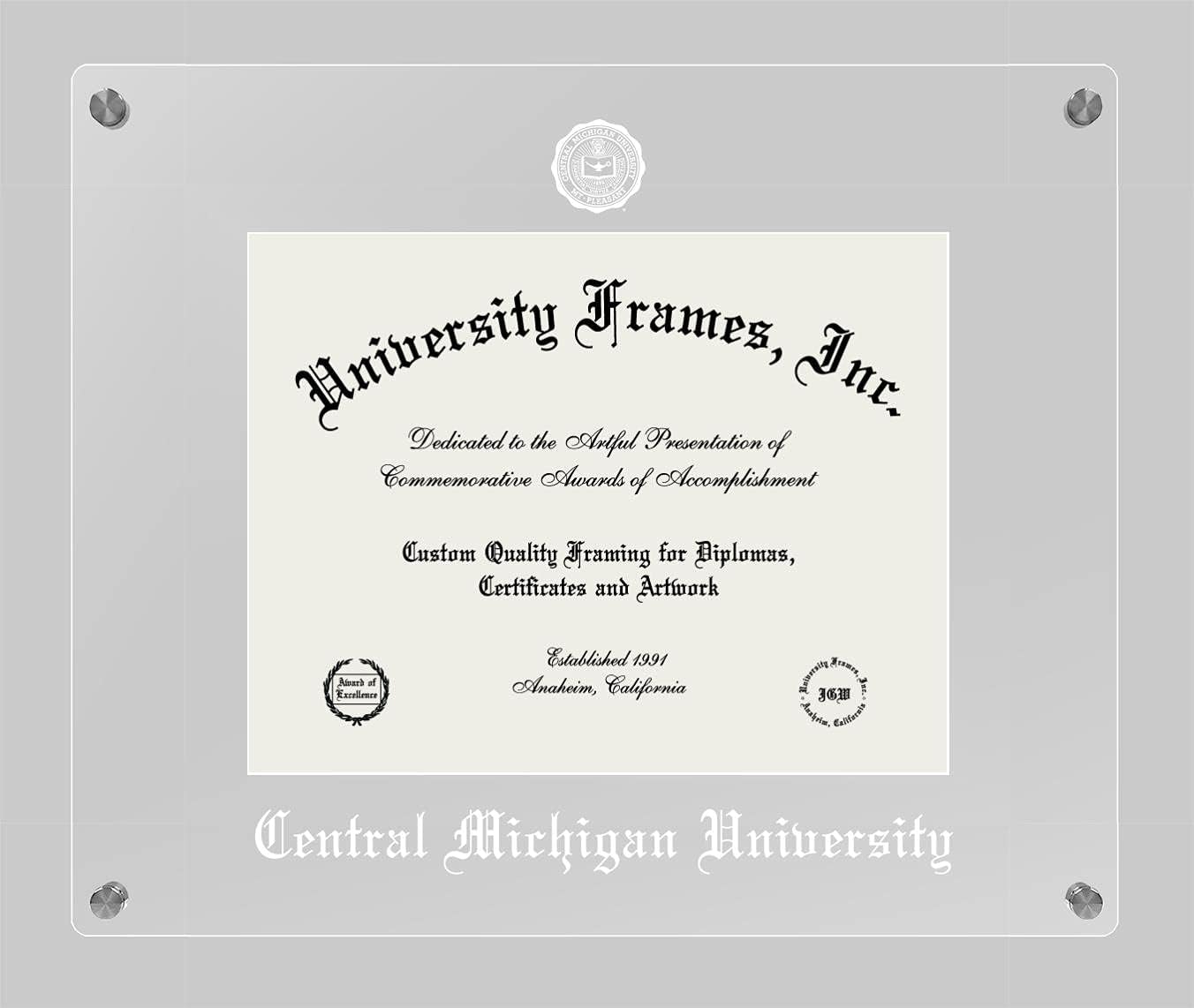 Campus Images Lucent Clear Display Diploma Frame