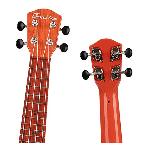 aPerfectLife 17" Kids Ukulele Guitar Toy 4 Strings Mini Guitar Children Musical Instruments Educational Learning Toys with Picks and Strap for Toddler Kids Boys Girls Beginner Starter (Burlywood) - Thumbnail 3