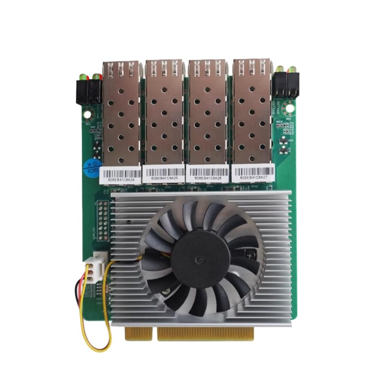 Interface PCIE X8 vers 4 ports 10/100/1000 Mbps adaptateur réseau LAN Windows Server