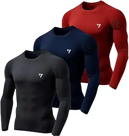 Kit 3 Camisetas Térmicas Masculina Segunda Pele Camisa Uv50