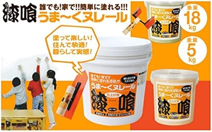 Amazon 日本プラスター うま くヌレール 18kg 白色 12un21 シロイロ 珪藻土 漆喰