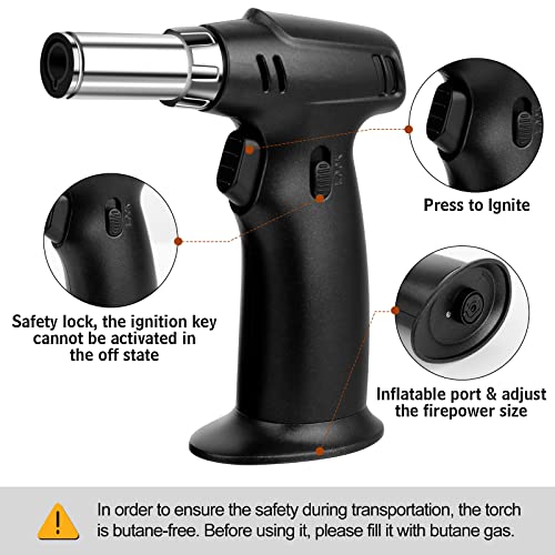 Cocktail Smoker Kit, Old Fashioned Cocktail Kit Drink Smoker Infuser Kit, Whiskey Smoker Accessories Include 6 Pack Of Wood Chips, Bourbon Smoker Kit With Torch As A Gift For Your Loved(No Butane) #TOP5