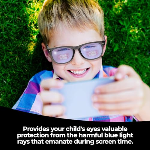 Image of GALVANOX Blue Light Glasses for Kids (4 Pack) Blue Light Blocking for Computer /Gaming (Ages 3-12)