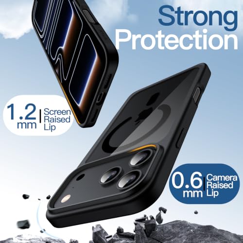 Image of JETech Magnetic Cover Case for iPhone New Pro Max, Black